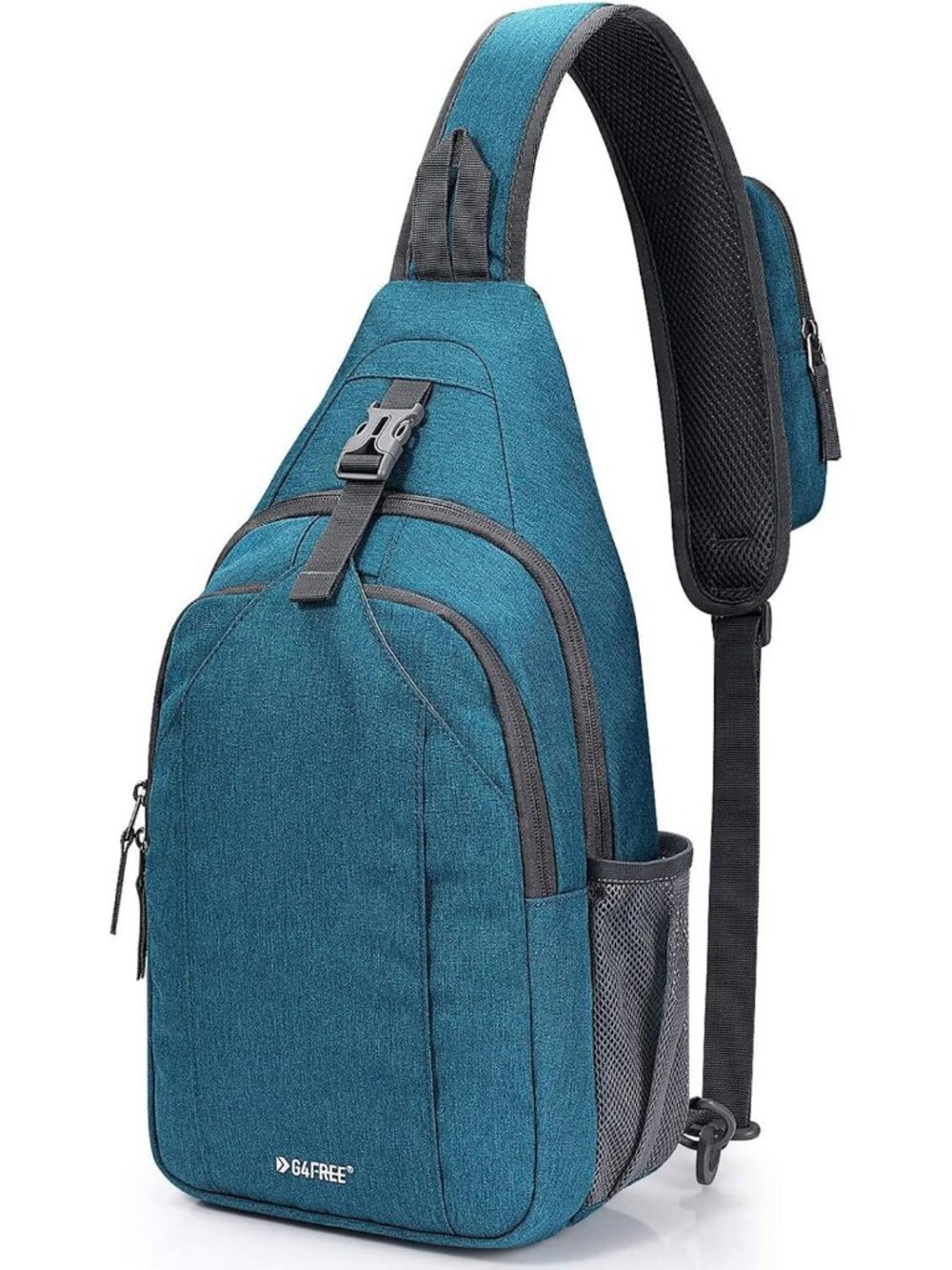 Women's Navy Blue RFID Blocking Sling Backpack Crossbody Bag Hiking For Travel